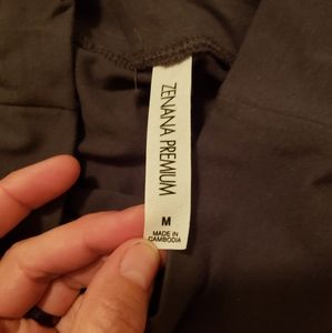 NWT M Ash Gray Zenana Yoga Pants